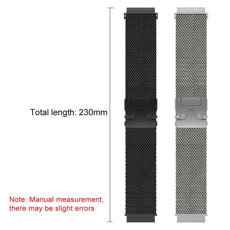 For Amazfit T-Rex 3 xDfind Milanese Parachute Buckle Stainless Steel Watch Band