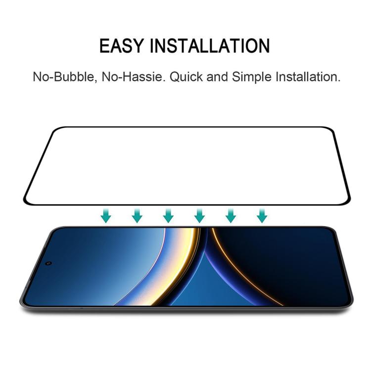 For Xiaomi Poco F7 3D Curved Edge Full Screen Tempered Glass Film
