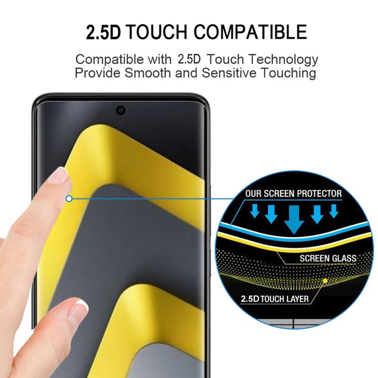 For Xiaomi Poco M8 5G 3D Curved Edge Full Screen Tempered Glass Film