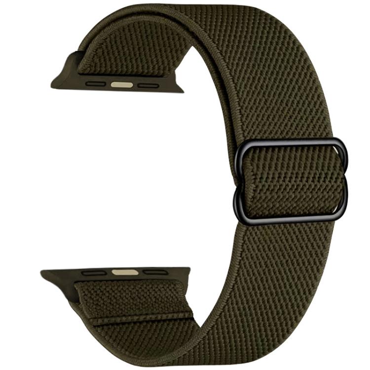 For Apple Watch 38 / 40 / 41 / S10 42mm xDfind Adjustable Slide Buckle Elastic Nylon Watch Band