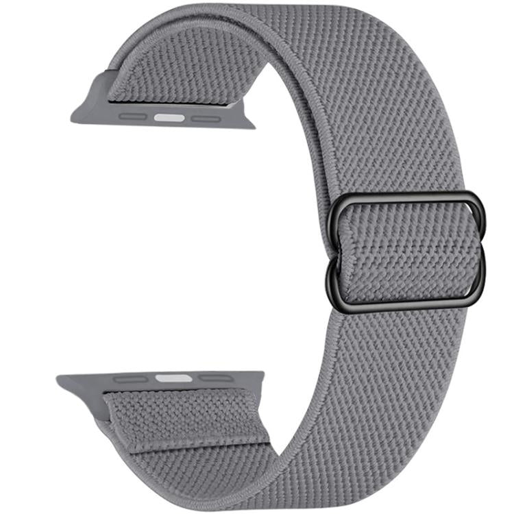 For Apple Watch 38 / 40 / 41 / S10 42mm xDfind Adjustable Slide Buckle Elastic Nylon Watch Band