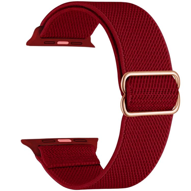 For Apple Watch 38 / 40 / 41 / S10 42mm xDfind Adjustable Slide Buckle Elastic Nylon Watch Band