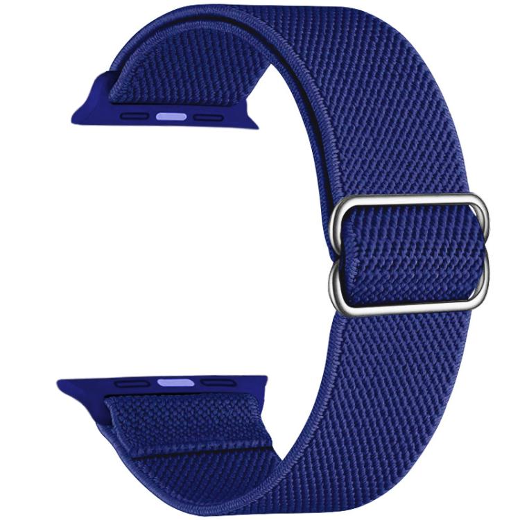 For Apple Watch 38 / 40 / 41 / S10 42mm xDfind Adjustable Slide Buckle Elastic Nylon Watch Band