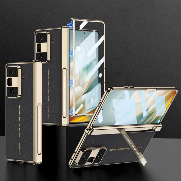 For Honor Magic Vs3 GKK Magnetic Folding Hinge Phantom Leather Phone Case