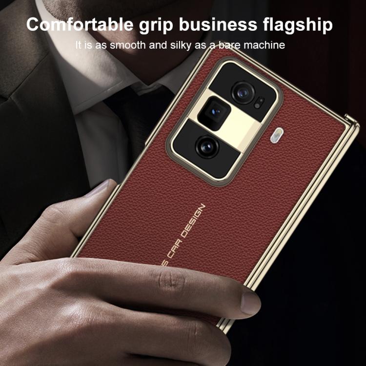 For Honor Magic Vs3 GKK Magnetic Folding Hinge Phantom Leather Phone Case