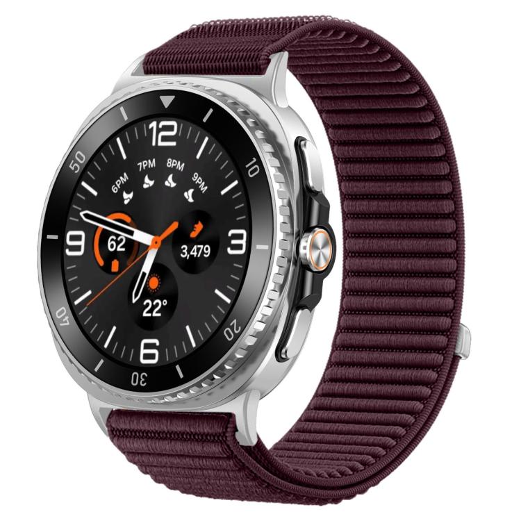 For Samsung Galaxy Watch8 / 8 Classic xDfind Woven Nylon Hook And Loop Fastener Watch Band