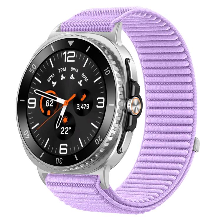 For Samsung Galaxy Watch8 / 8 Classic xDfind Woven Nylon Hook And Loop Fastener Watch Band