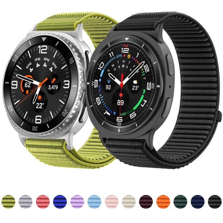 For Samsung Galaxy Watch8 / 8 Classic xDfind Woven Nylon Hook And Loop Fastener Watch Band