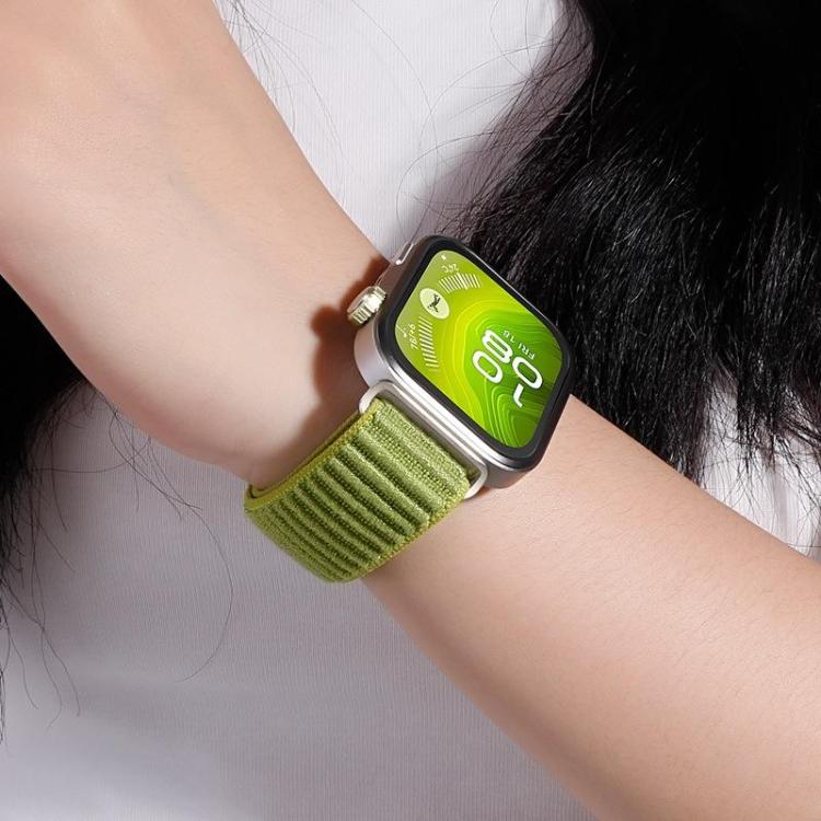 For Samsung Galaxy Watch8 / 8 Classic xDfind Woven Nylon Hook And Loop Fastener Watch Band