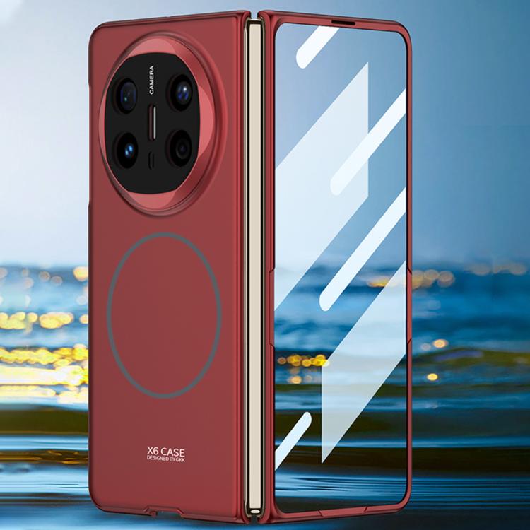 For Huawei Mate X6 GKK Integrated Ultra-thin Full Coverage Magnetic Thin Ring Phone Case