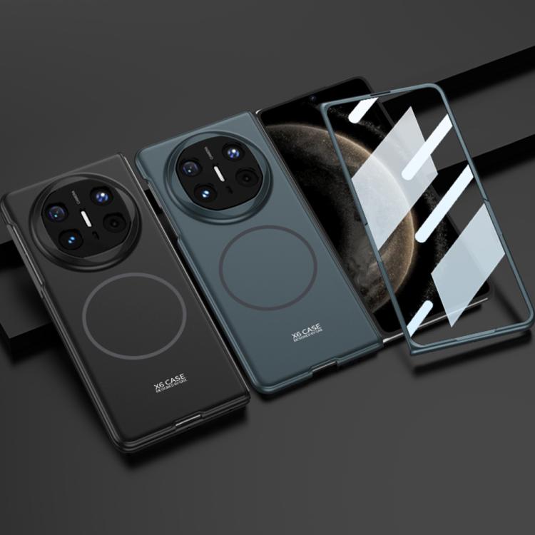 For Huawei Mate X6 GKK Integrated Ultra-thin Full Coverage Magnetic Thin Ring Phone Case