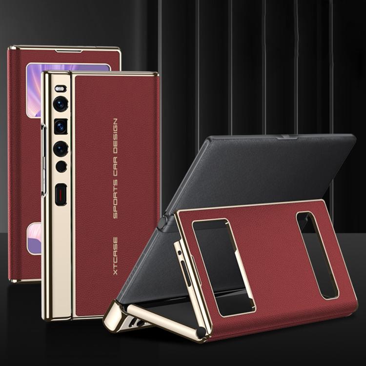 For Huawei Mate Xs 2 GKK Flip Full Cover Folding Phone Case with Window