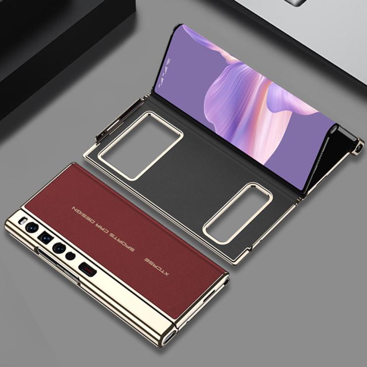 For Huawei Mate Xs 2 GKK Flip Full Cover Folding Phone Case with Window