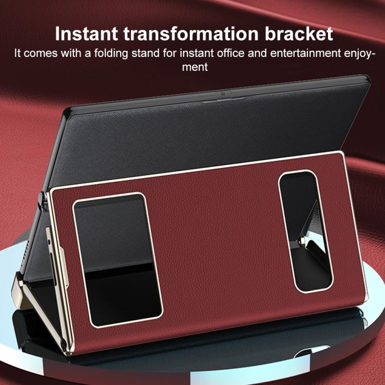 For Huawei Mate Xs 2 GKK Flip Full Cover Folding Phone Case with Window