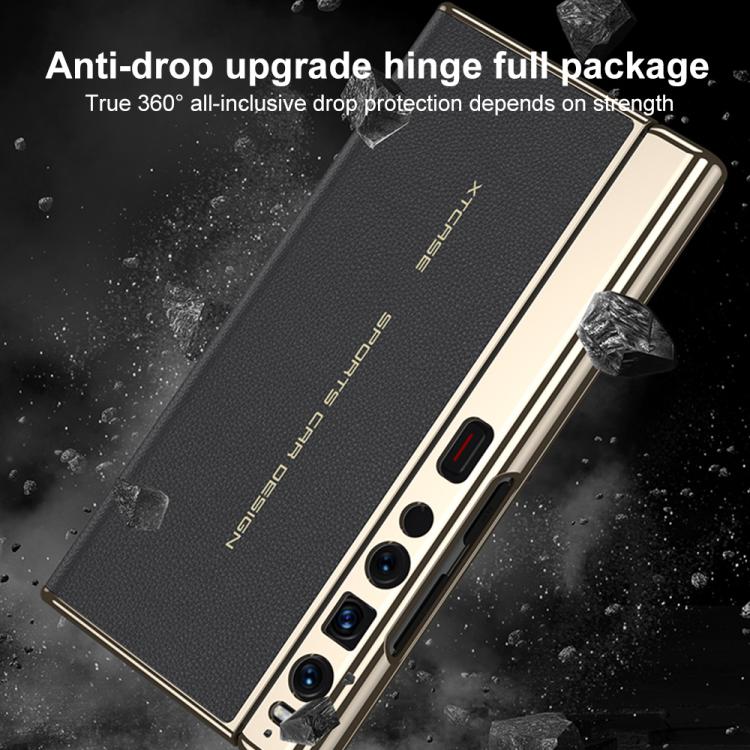 For Huawei Mate Xs 2 GKK Flip Full Cover Folding Phone Case with Window