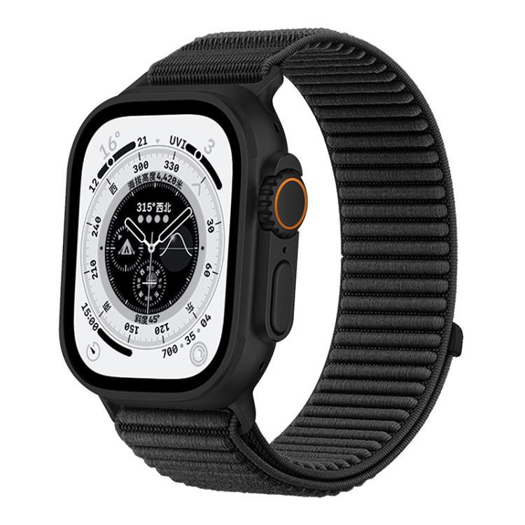 For Apple Watch 38 / 40 / 41 / S10 42mm xDfind Woven Nylon Hook And Loop Fastener Watch Band