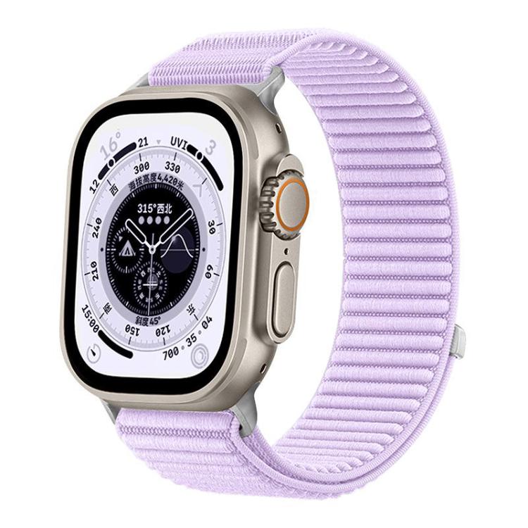 For Apple Watch 38 / 40 / 41 / S10 42mm xDfind Woven Nylon Hook And Loop Fastener Watch Band