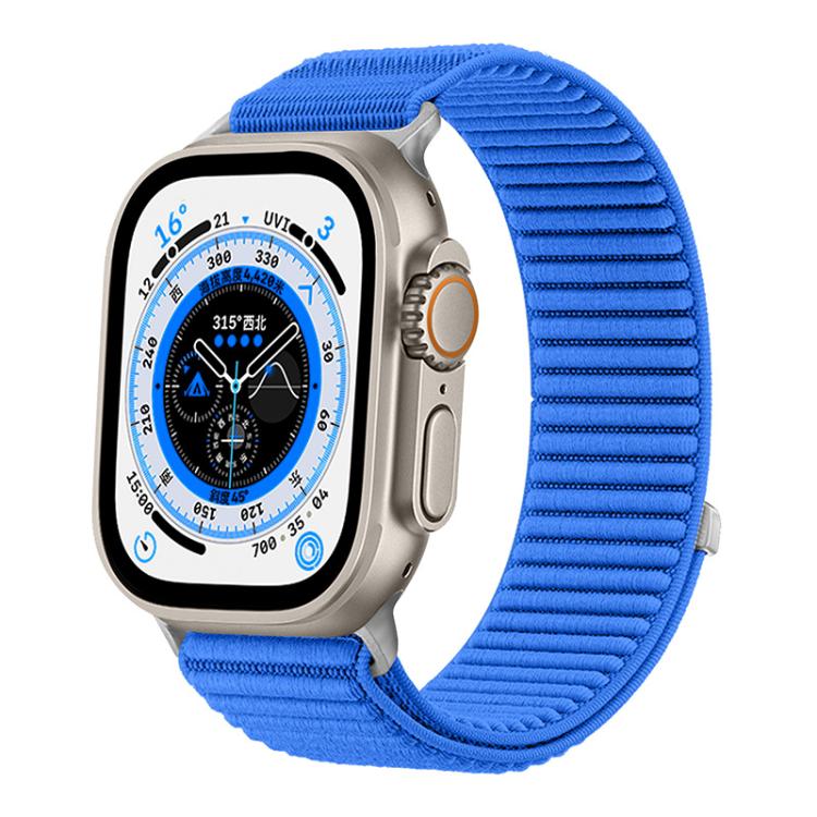 For Apple Watch 38 / 40 / 41 / S10 42mm xDfind Woven Nylon Hook And Loop Fastener Watch Band
