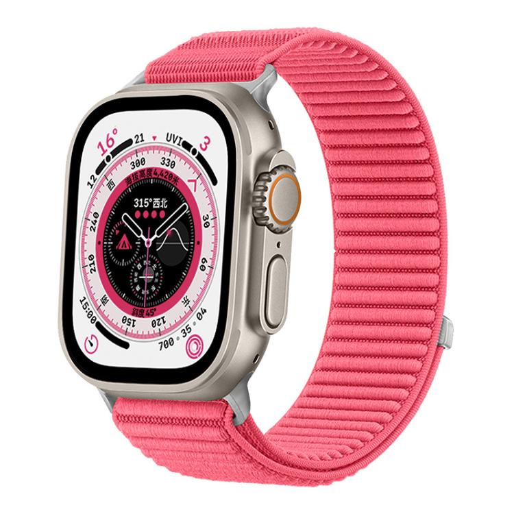 For Apple Watch 38 / 40 / 41 / S10 42mm xDfind Woven Nylon Hook And Loop Fastener Watch Band
