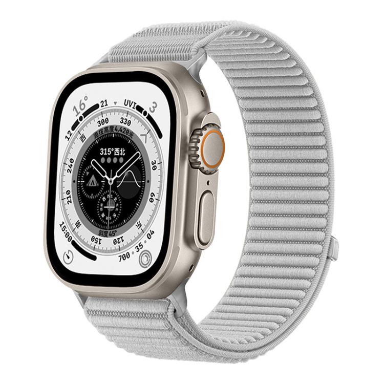 For Apple Watch 38 / 40 / 41 / S10 42mm xDfind Woven Nylon Hook And Loop Fastener Watch Band