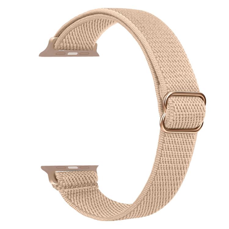 For Apple Watch 38 / 40 / 41 / S10 42mm xDfind Ladder Buckle Small Waist Elastic Nylon Watch Band