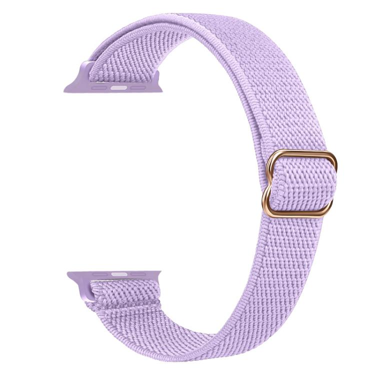 For Apple Watch 38 / 40 / 41 / S10 42mm xDfind Ladder Buckle Small Waist Elastic Nylon Watch Band