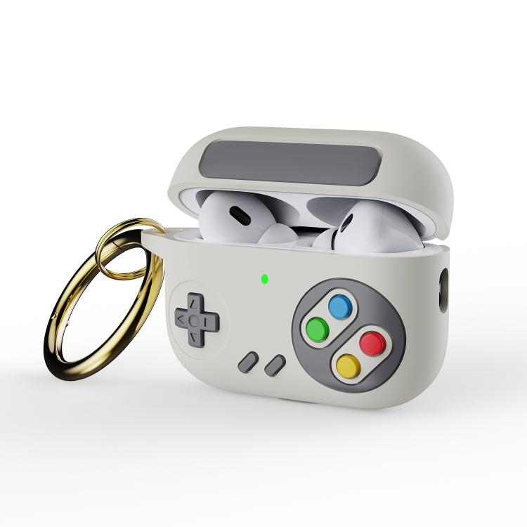 For AirPods Pro 2 Retro Game Console Style Earphone Silicone Protective Case