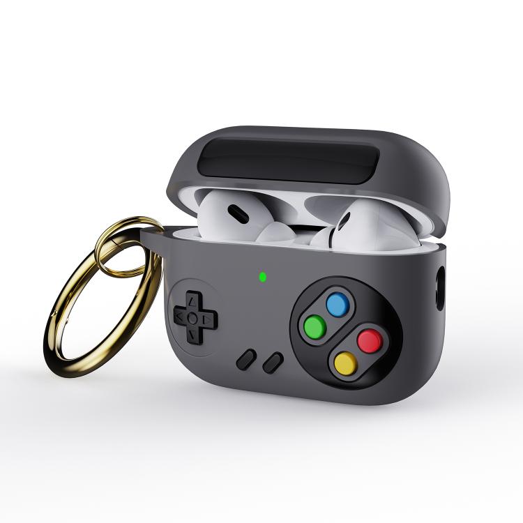 For AirPods Pro 2 Retro Game Console Style Earphone Silicone Protective Case