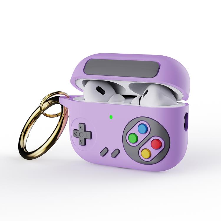 For AirPods Pro 2 Retro Game Console Style Earphone Silicone Protective Case