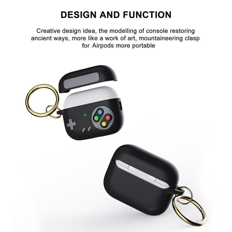 For AirPods Pro 2 Retro Game Console Style Earphone Silicone Protective Case