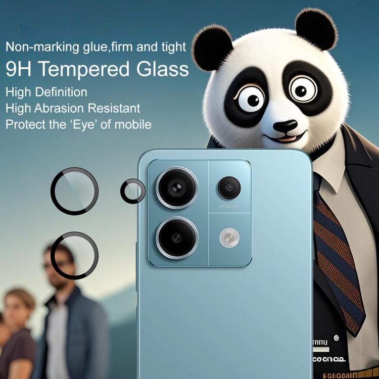 For Redmi Note 13 Pro 5G / POCO X6 5G imak Glass Rear Camera Lens Film Phone Case Exclusive, Self-positioning Version