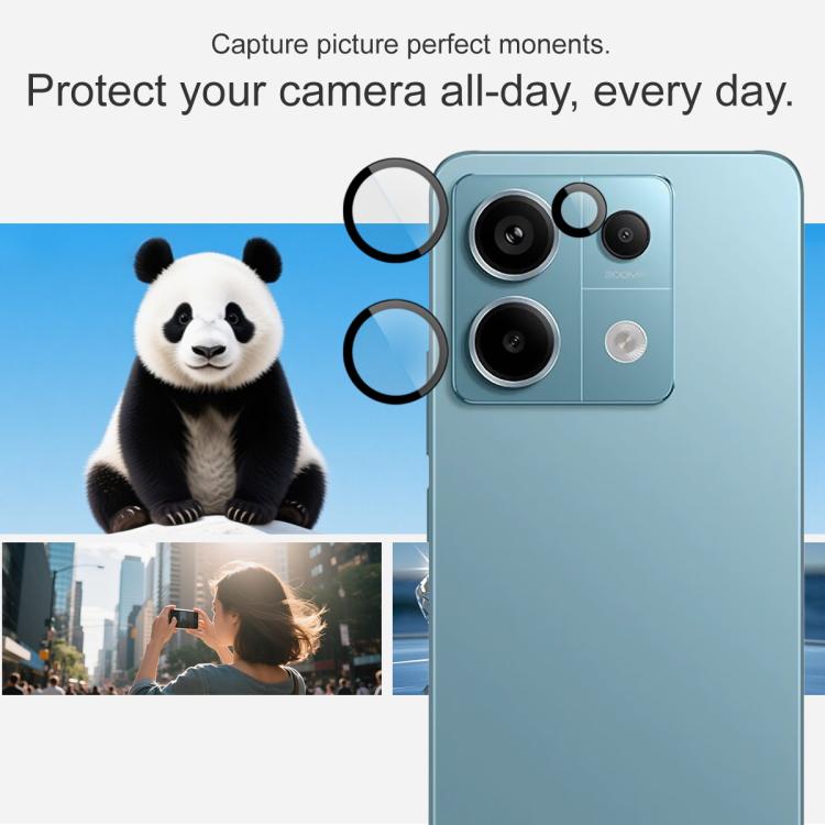 For Redmi Note 13 Pro 5G / POCO X6 5G imak Glass Rear Camera Lens Film Phone Case Exclusive, Self-positioning Version