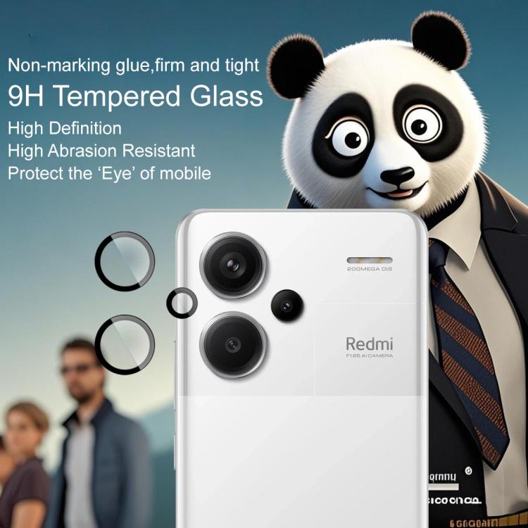For Redmi Note 13 Pro+ 5G imak Glass Rear Camera Lens Film Phone Case Exclusive, Self-positioning Version