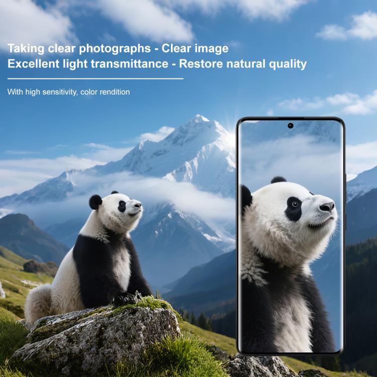 For Redmi Note 13 Pro+ 5G imak Glass Rear Camera Lens Film Phone Case Exclusive, Self-positioning Version