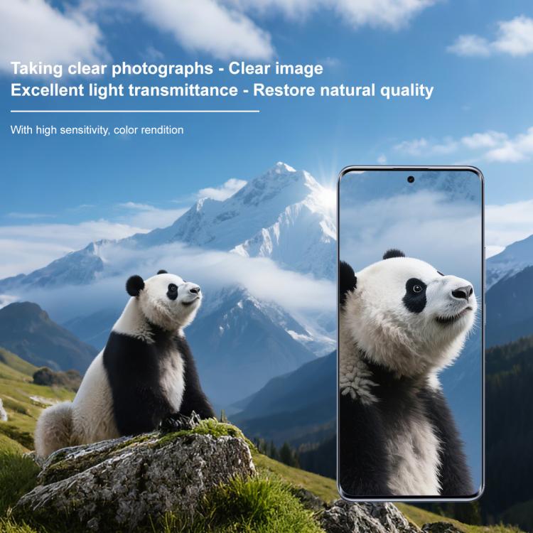 For Redmi Note 14 Pro 5G / POCO X7 5G imak Glass Rear Camera Lens Film Phone Case Exclusive, Self-positioning Version