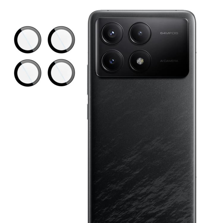 For Redmi K70 5G / K70 Pro 5G imak Glass Rear Camera Lens Film Phone Case Exclusive, Self-positioning Version