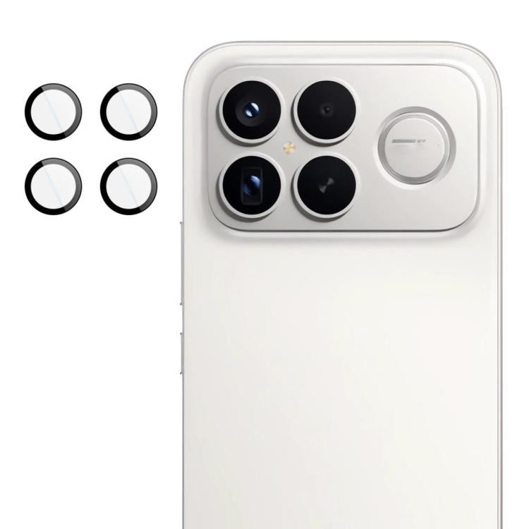 For Redmi K90 Pro Max / Poco F8 Ultra imak Glass Rear Camera Lens Film Phone Case Exclusive, Self-positioning Version