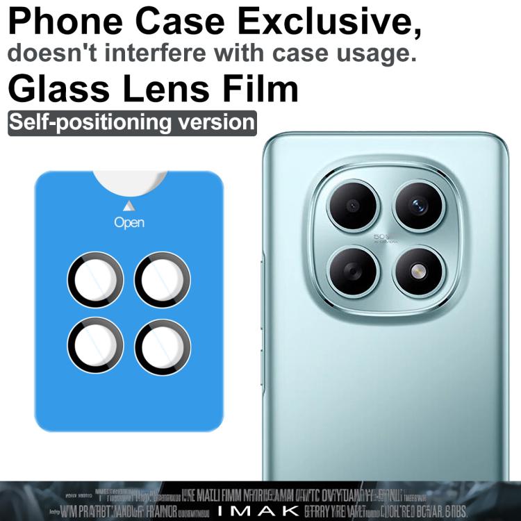 For Redmi Note 15 5G Global 164mm imak Glass Rear Camera Lens Film Phone Case Exclusive, Self-positioning Version