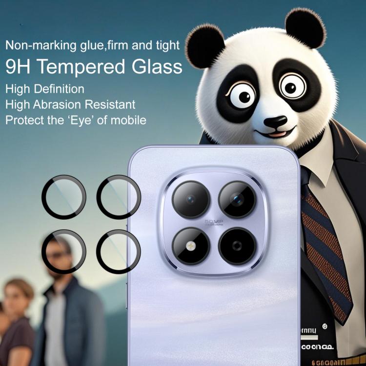 For Redmi Note 15 Pro 5G Global 163.6 imak Glass Rear Camera Lens Film Phone Case Exclusive, Self-positioning Version