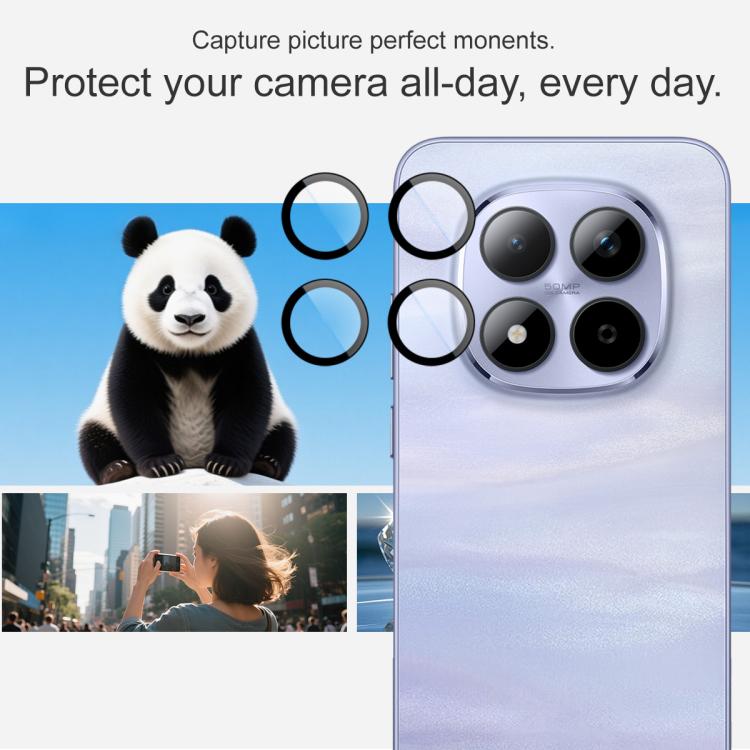 For Redmi Note 15 Pro 5G Global 163.6 imak Glass Rear Camera Lens Film Phone Case Exclusive, Self-positioning Version