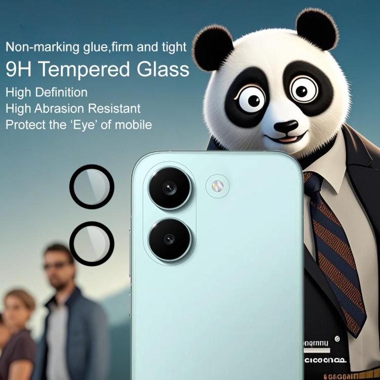 For Redmi Turbo 5 5G / Poco X8 Pro 5G imak Glass Rear Camera Lens Film Phone Case Exclusive, Self-positioning Version