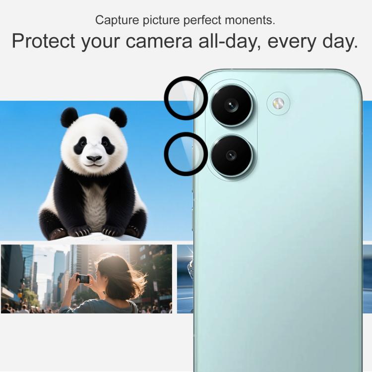 For Redmi Turbo 5 5G / Poco X8 Pro 5G imak Glass Rear Camera Lens Film Phone Case Exclusive, Self-positioning Version