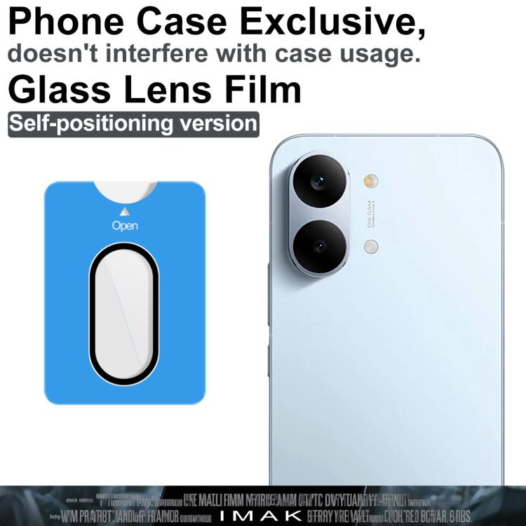 For Redmi Turbo 5 Max 5G imak Glass Rear Camera Lens Film Phone Case Exclusive, Self-positioning Version