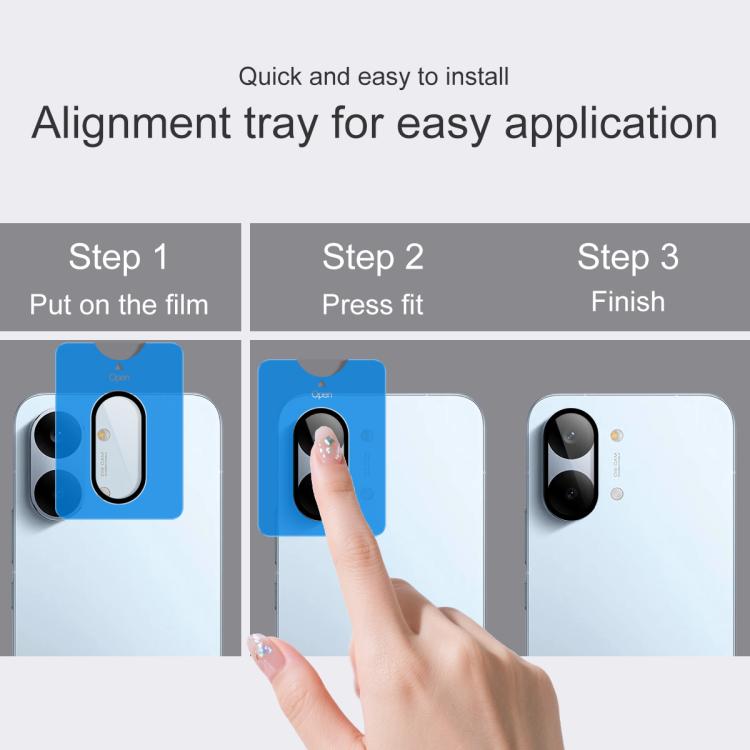 For Redmi Turbo 5 Max 5G imak Glass Rear Camera Lens Film Phone Case Exclusive, Self-positioning Version