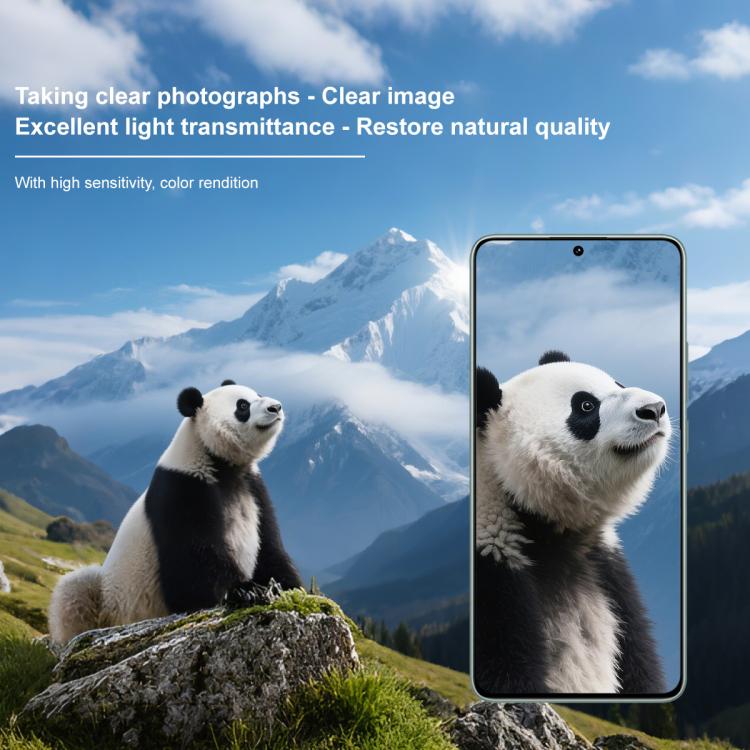 For Xiaomi POCO X6 Pro imak Glass Rear Camera Lens Film Phone Case Exclusive, Self-positioning Version