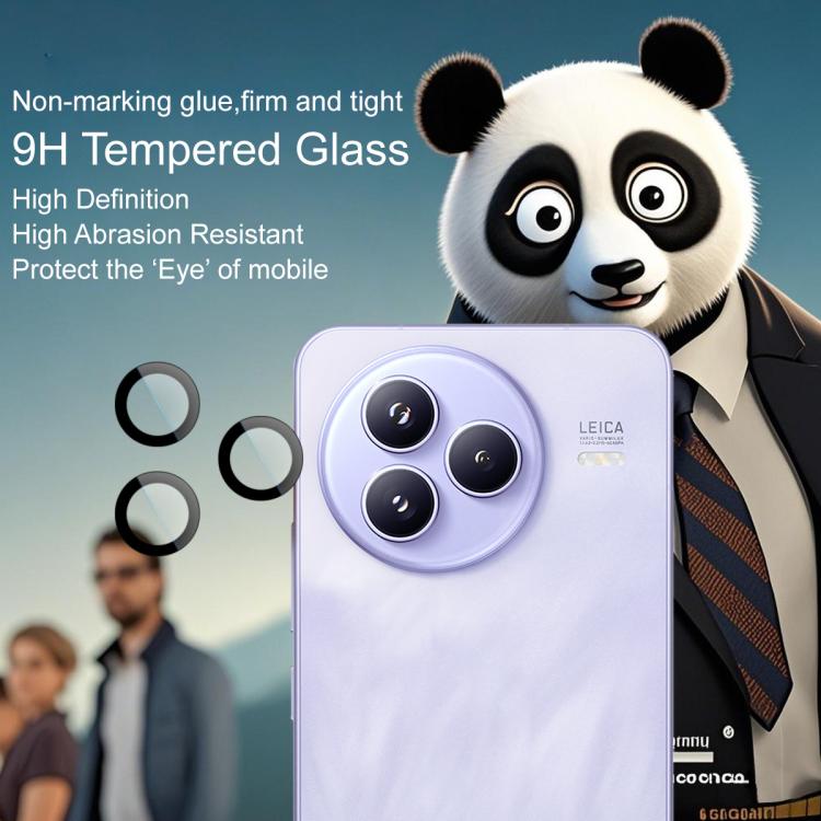 For Xiaomi Civi 5 Pro 5G imak Glass Rear Camera Lens Film Phone Case Exclusive, Self-positioning Version