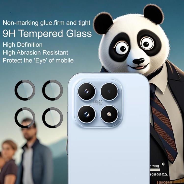 For Xiaomi 17 5G imak Glass Rear Camera Lens Film Phone Case Exclusive, Self-positioning Version