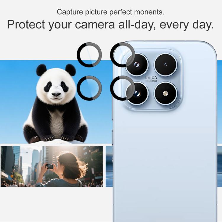 For Xiaomi 17 5G imak Glass Rear Camera Lens Film Phone Case Exclusive, Self-positioning Version