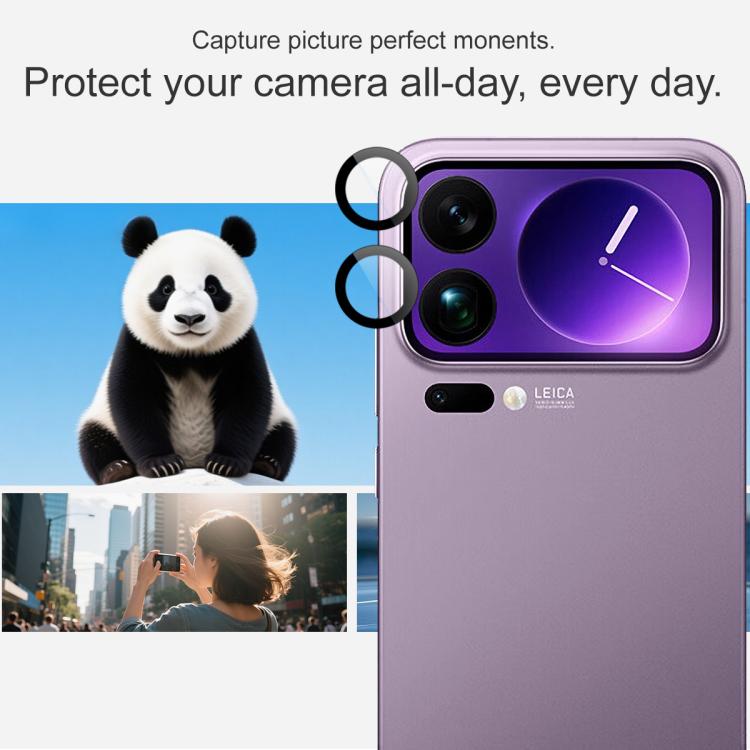 For Xiaomi 17 Pro Max 5G imak Glass Rear Camera Lens Film Phone Case Exclusive, Self-positioning Version
