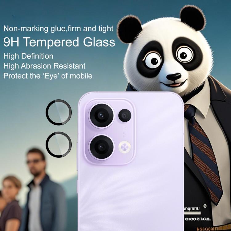For OPPO Reno13 5G imak Glass Rear Camera Lens Film Phone Case Exclusive, Self-positioning Version